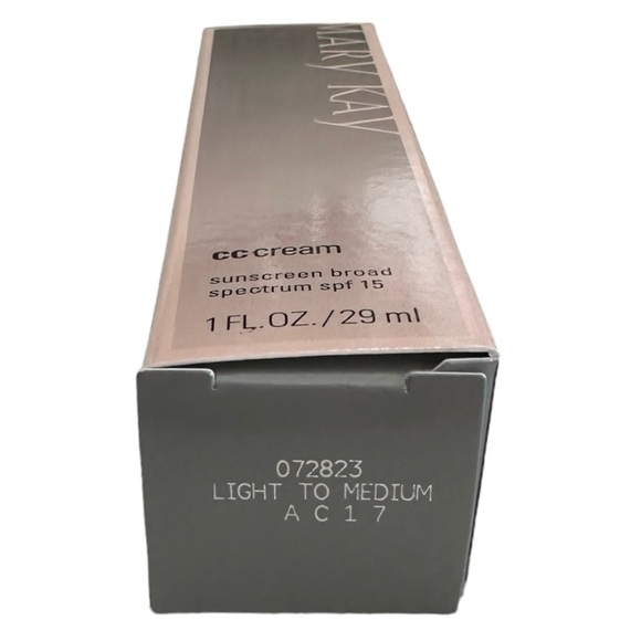 NIB MaryKay CC Cream Sunscreen Broad Spectrum SPF15 Makeup Foundation Face Cream - Picture 9 of 11